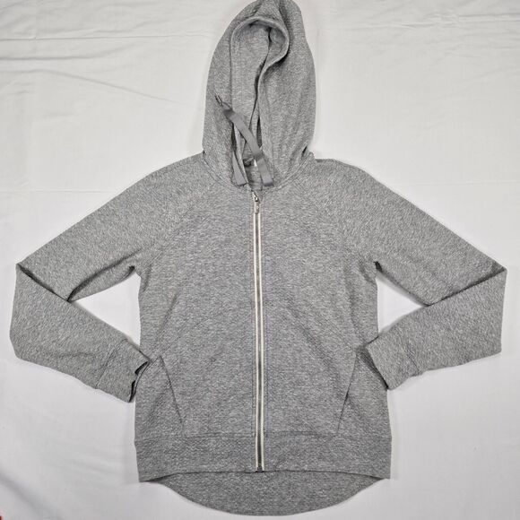 Lululemon Athletica Women's Catch a Moment Full Zip Hoodie Textured Gray Size 4 - Picture 1 of 7
